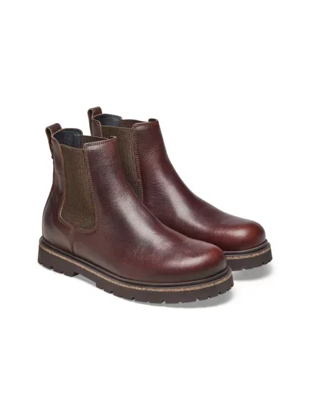 Botki Birkenstock brązowe
