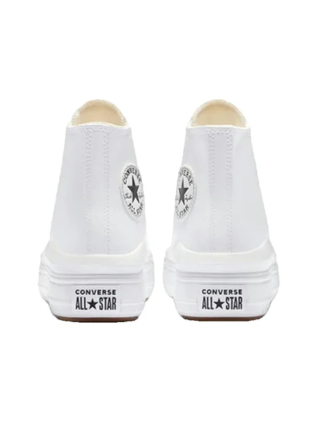 Teniși Converse cu platformă alb