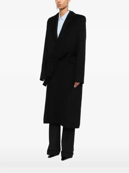 Cu centură palton Tom Ford negru