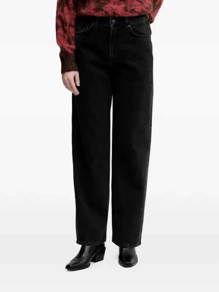 Blugi cu picior larg Sisley negru