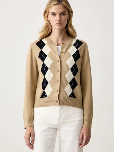 Barbour Cardigan Mariana bej