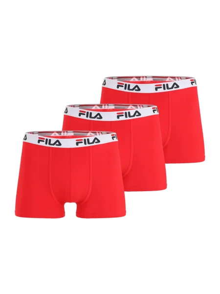FILA Boxeri roșu / negru alb