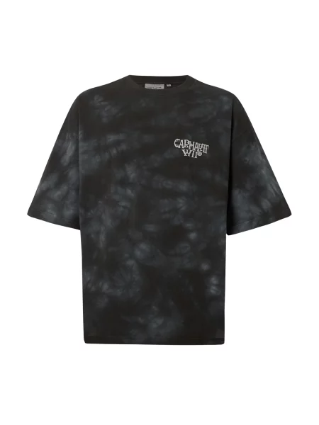 Carhartt WIP Tricou Radiate gri / gri închis negru