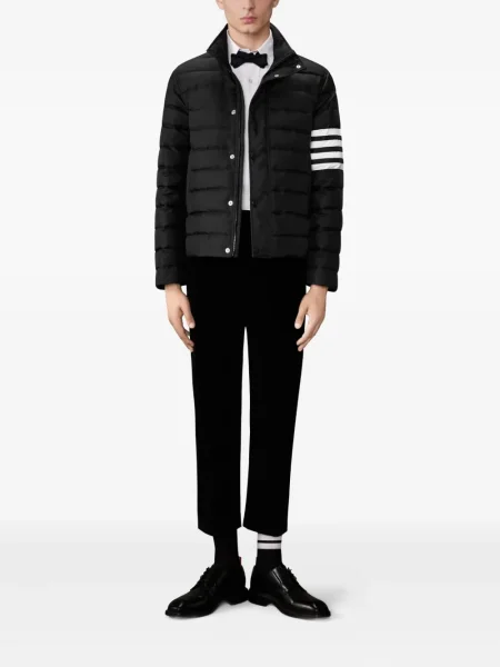 Geacă Thom Browne cu dungi negru