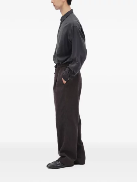 Pantaloni Kaptain Sunshine cu cordon maro
