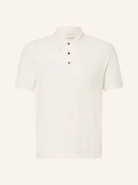 Calvin Klein Koszulka Polo Piqué weiss beżowa