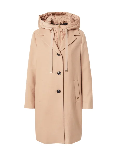 S.Oliver BLACK LABEL Prijelazni kaput svijetlosmeđa crna