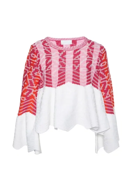 Pulover Peter Pilotto tricotate roz