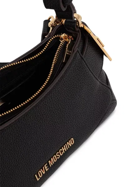 Geantă Love Moschino cu autograf negru