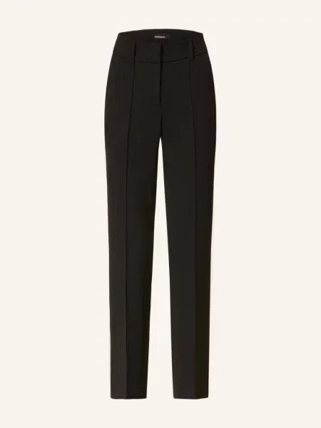 Cambio Spodnie Bootcut Farah schwarz