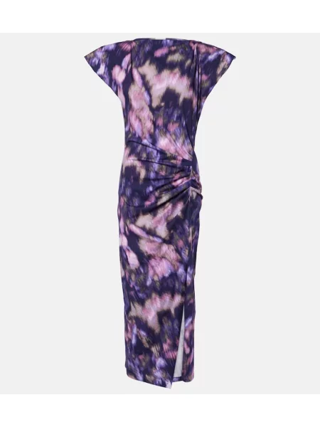 Sukienka maxi Marant Etoile z nadrukiem z dżerseju garniturowa