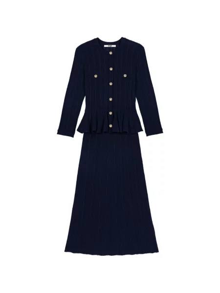 Rochie Maje tricotate albastru