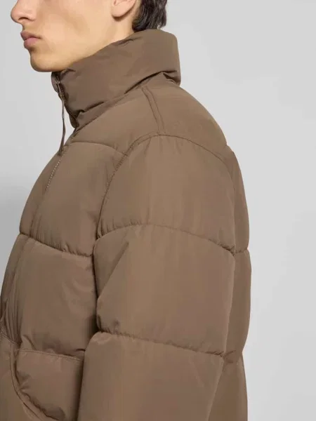 Kurtka puchowa o kroju regular fit ze stójką model PACK' Only & Sons beżowa