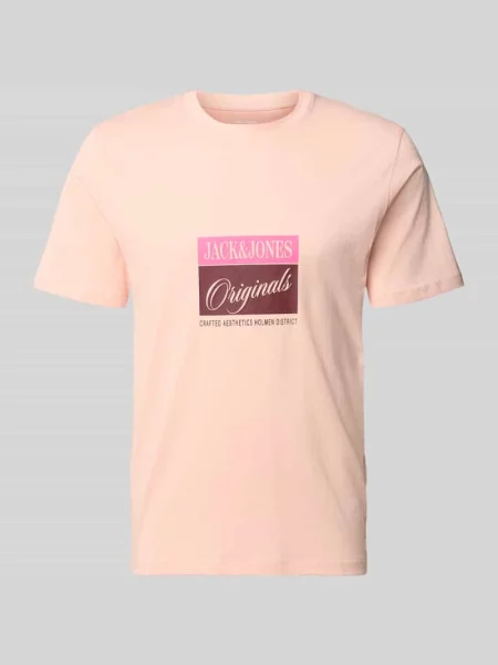 T-shirt z nadrukiem z napisem model RHYERES' Jack & Jones