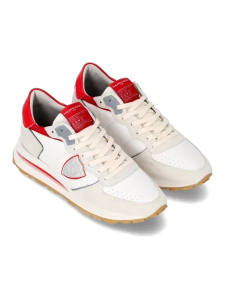 Buty do biegania Philippe Model zamszowe do biegania białe