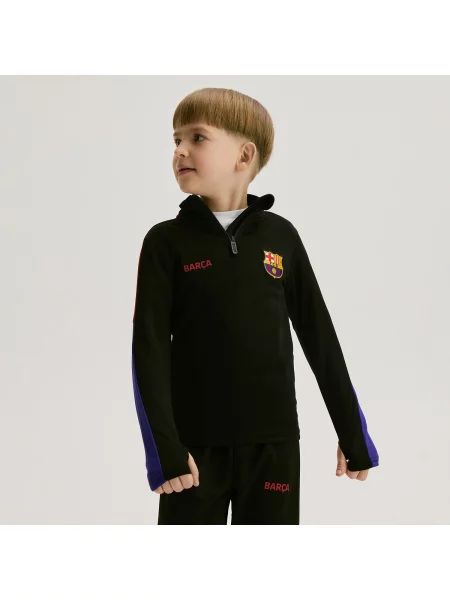 Reserved Tričko s dlouhým rukávem FC Barcelona černý