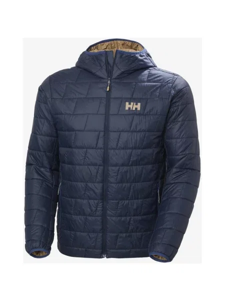 Kurtka z kapturem Helly Hansen LIFALOFT Insulator granatowy S beżowy