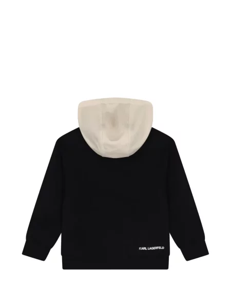 Bluza z kapturem dziecięca Karl Lagerfeld czarna