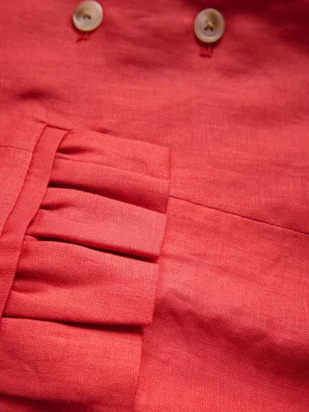 Reserved Лляна жилетка червоний