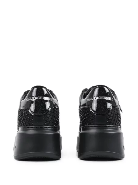 Sneakerși Karl Lagerfeld cu platformă negru