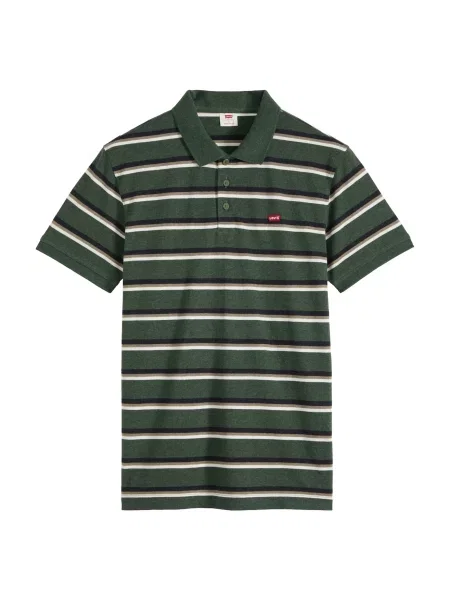 LEVI'S ® Tricou Levi's Original Polo maro deschis / verde smarald / negru alb