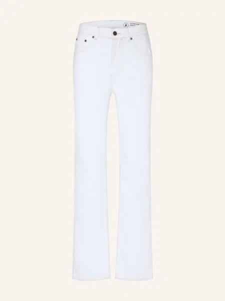 Allsaints Jeansy Bootcut Rue High Bootcut weiss białe