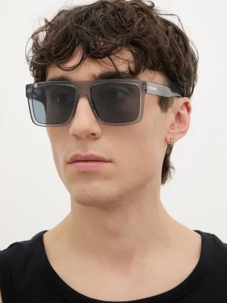 BOSS ochelari de soare albastru