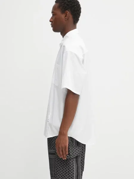 Πουκάμισο NEIGHBORHOOD trad shirt ss ανδρικό άσπρο λευκό