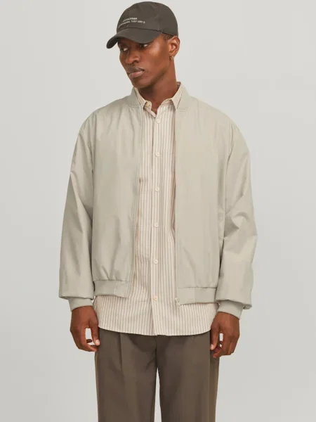 JACK & JONES Prechodná bunda JJECHARGE kamenná béžová
