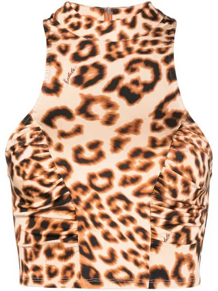 Top Rotate cu model leopard maro
