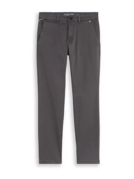 TOM TAILOR Pantaloni eleganți SIMON închis gri
