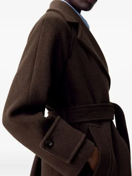 Palton Claudie Pierlot maro
