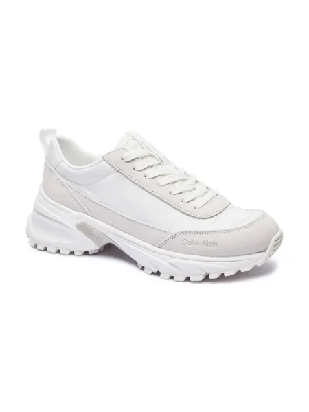 Blugi Calvin Klein din piele alb