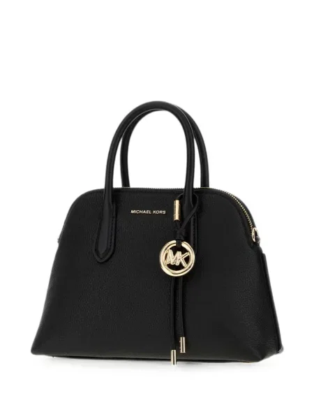 Geantă Michael Michael Kors din piele cu autograf roz