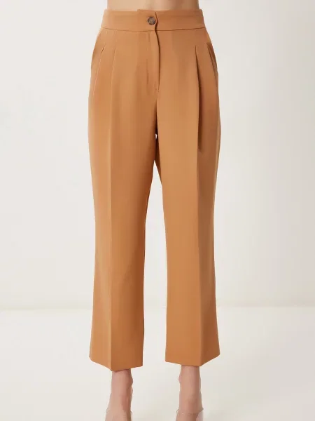 Happiness İstanbul Pantaloni cu dungă portocaliu