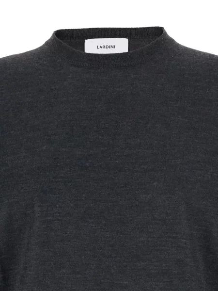 Pulover Lardini cu decolteu rotund gri