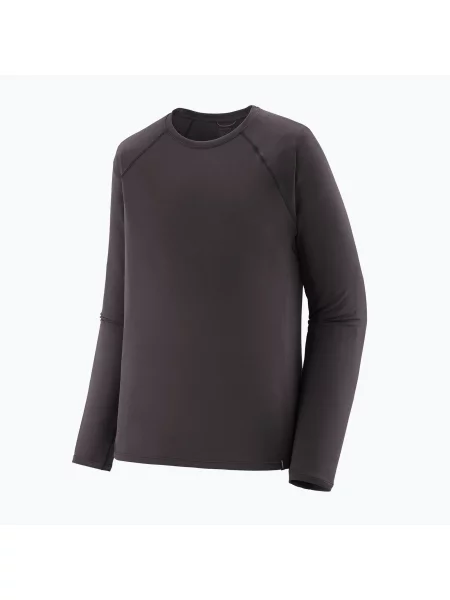 Termo mikina Patagonia Capilene Midweight Crew ink black černá