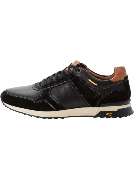 Sneakersy Camel Active zamszowe czarne