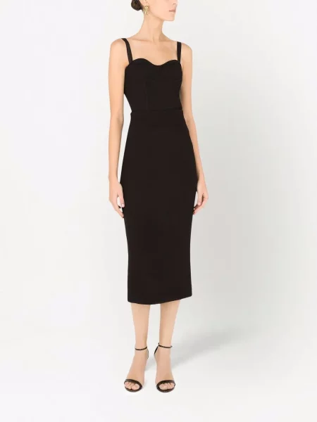 Vilnonis sijonas Dolce & Gabbana juoda