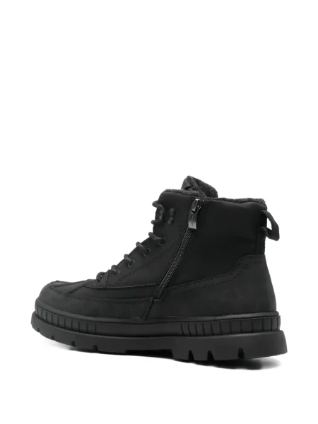 Botine Bugatti cu șireturi din dantelă negru