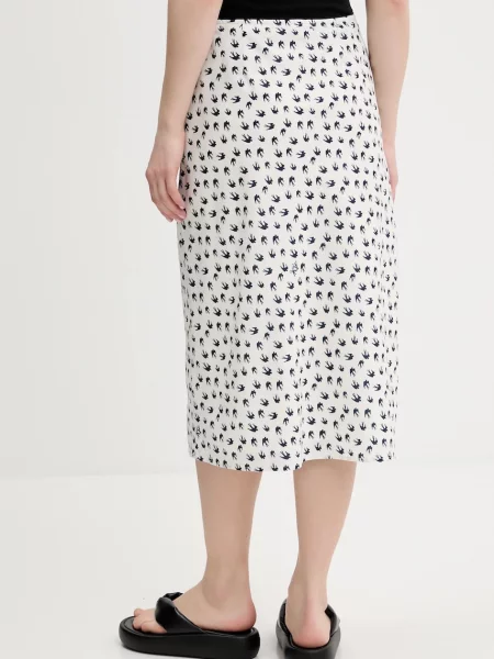Sukně Tommy Jeans midi béžová