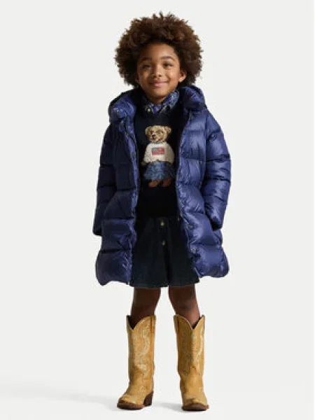 Polo Ralph Lauren Žieminė striukė Tamsiai mėlyna