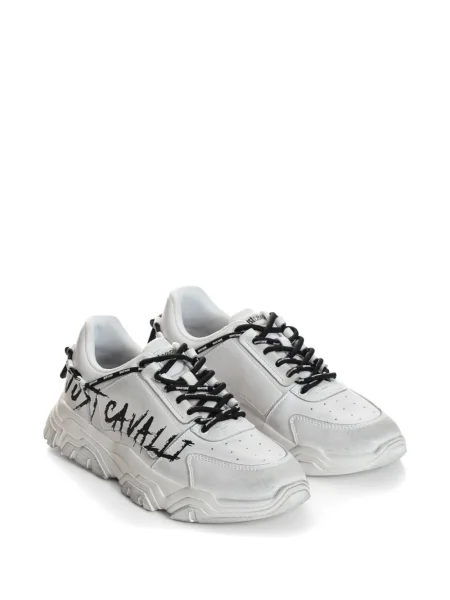 Sneakerși Just Cavalli alb