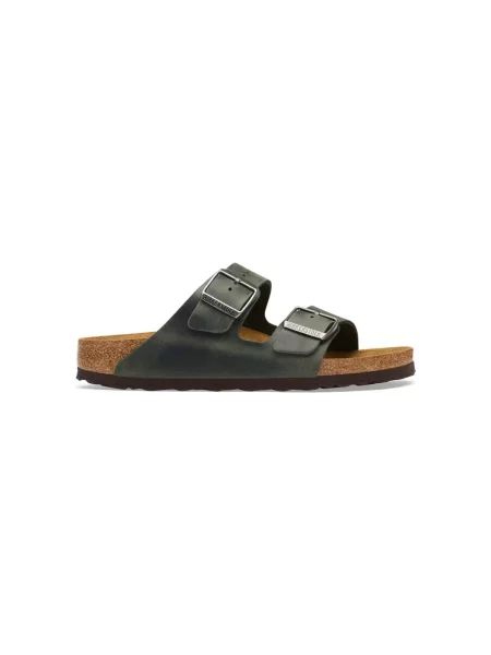 Birkenstock De piele șlapi Arizona BS | narrow fit verde