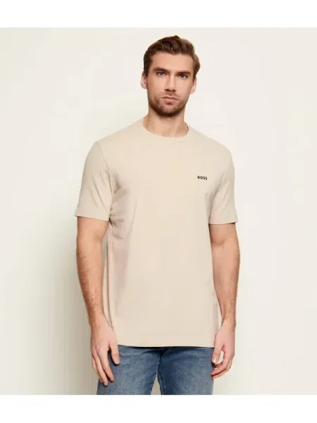 BOSS GREEN Tricou | stretch bej