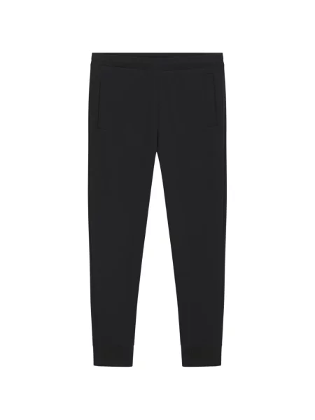 Pantaloni Boss cu broderie alergare albastru