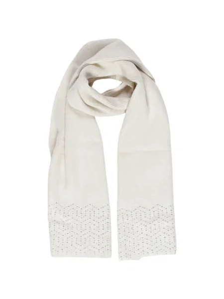 Fular Pieces cu paiete gri