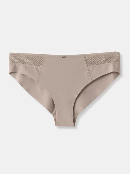 BOSS nohavičky dámske BRIEF_B LACE béžová