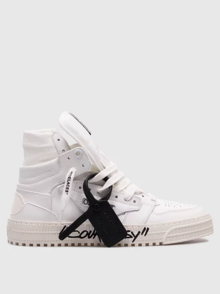 Шкіряні хайтопи COURT COURTESY Off-white білі