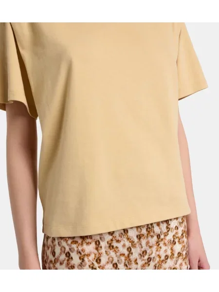 Top Isabel Marant din jerseu galben